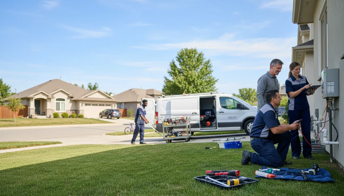 Tankless water heater service in Bronson, TX